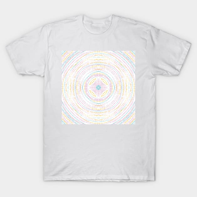 Spiral Circle Abstract Pattern T-Shirt by Hermanitas Design